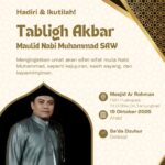Gebyar Maulid Nabi Muhammad SAW Di Masjid Ar Rohman , Momentum Teladani Akhlak Rasululloh